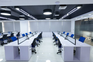 Office Space on the 18th Floor - Along with the 17th floor, the office can accommodate up to 200 employees